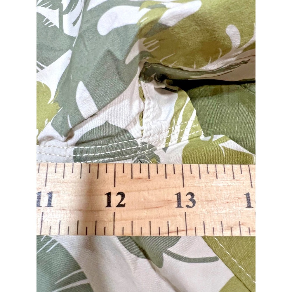 NWT Mountain Khakis Poplin Deck Shorts XL Leaf Print Stretch 7" Inseam Summer - Picture 11 of 13